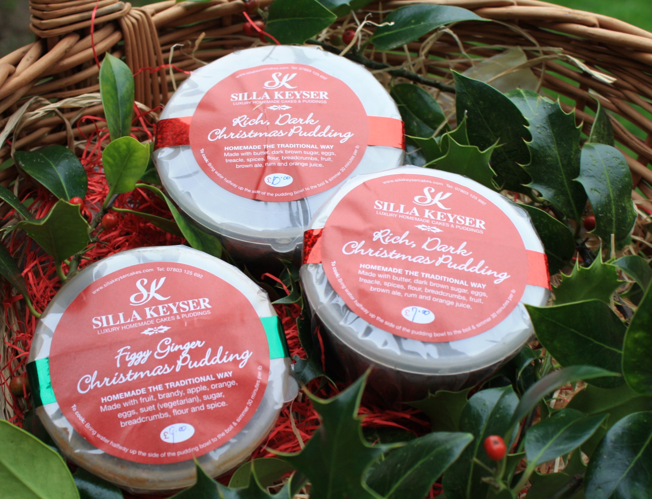 Silla Keyser 1lb Luxury Christmas Pudding (for 4)