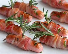 Pigs in Blankets (sausages wrapped in bacon) 6 per pack