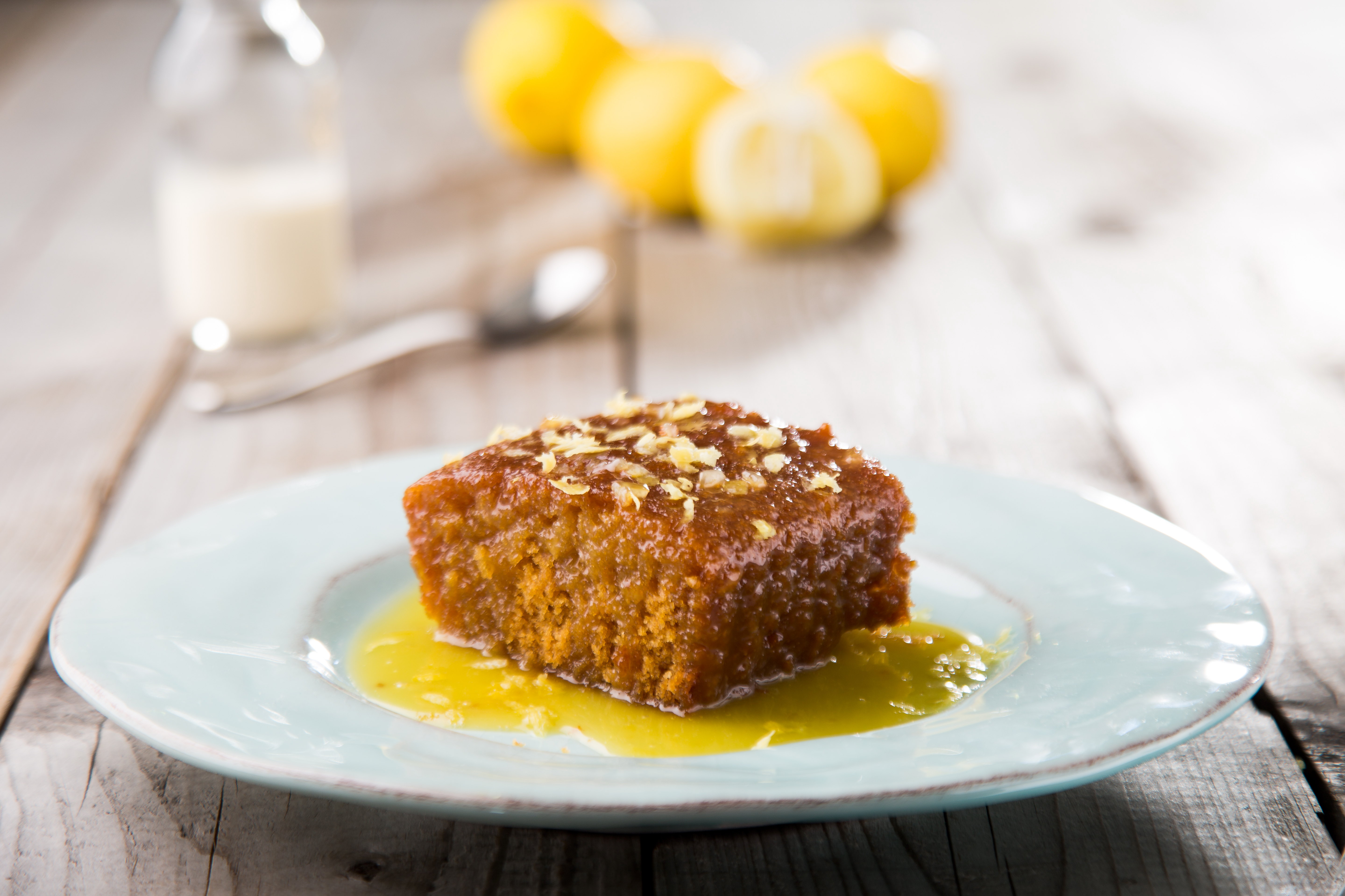 Burtree Luxury Sticky Lemon Pudding. Serves 4.